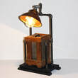 Pipe Lamp with Kerosene Can