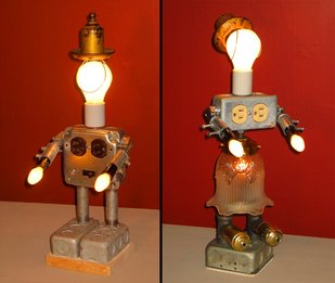 Roy Rogers and Dale Evans Table Lamps