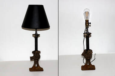 Table Lamp from Up-cycled Vintage Car Jack