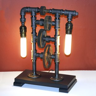 Steampunk Gear Lamp