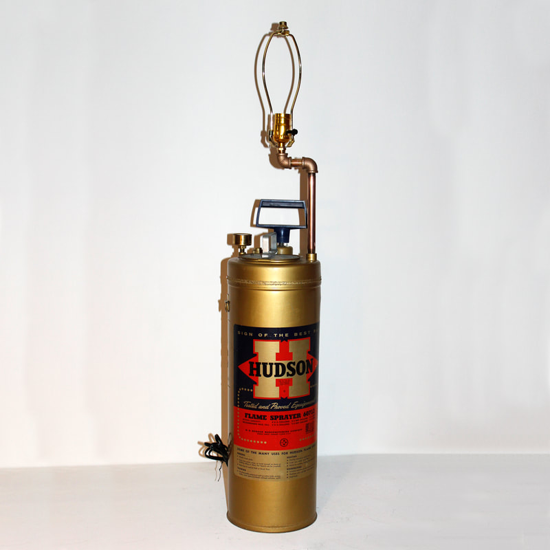 Custom Lamp with Hudson Flame Thrower