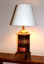 Table Lamp from Cleveland Foundry's Antique Tabletop Kerosene Stove