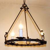 Electrified Candle Chandelier