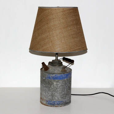 Vintage Kerosene Can Lamp