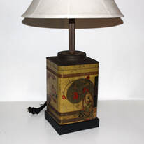 Tin Canister Table Lamp