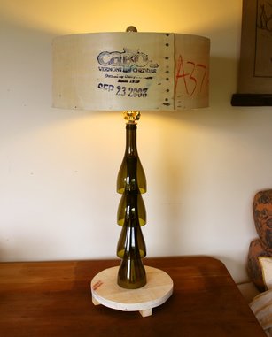 Recycled Wine Bottle Lamp