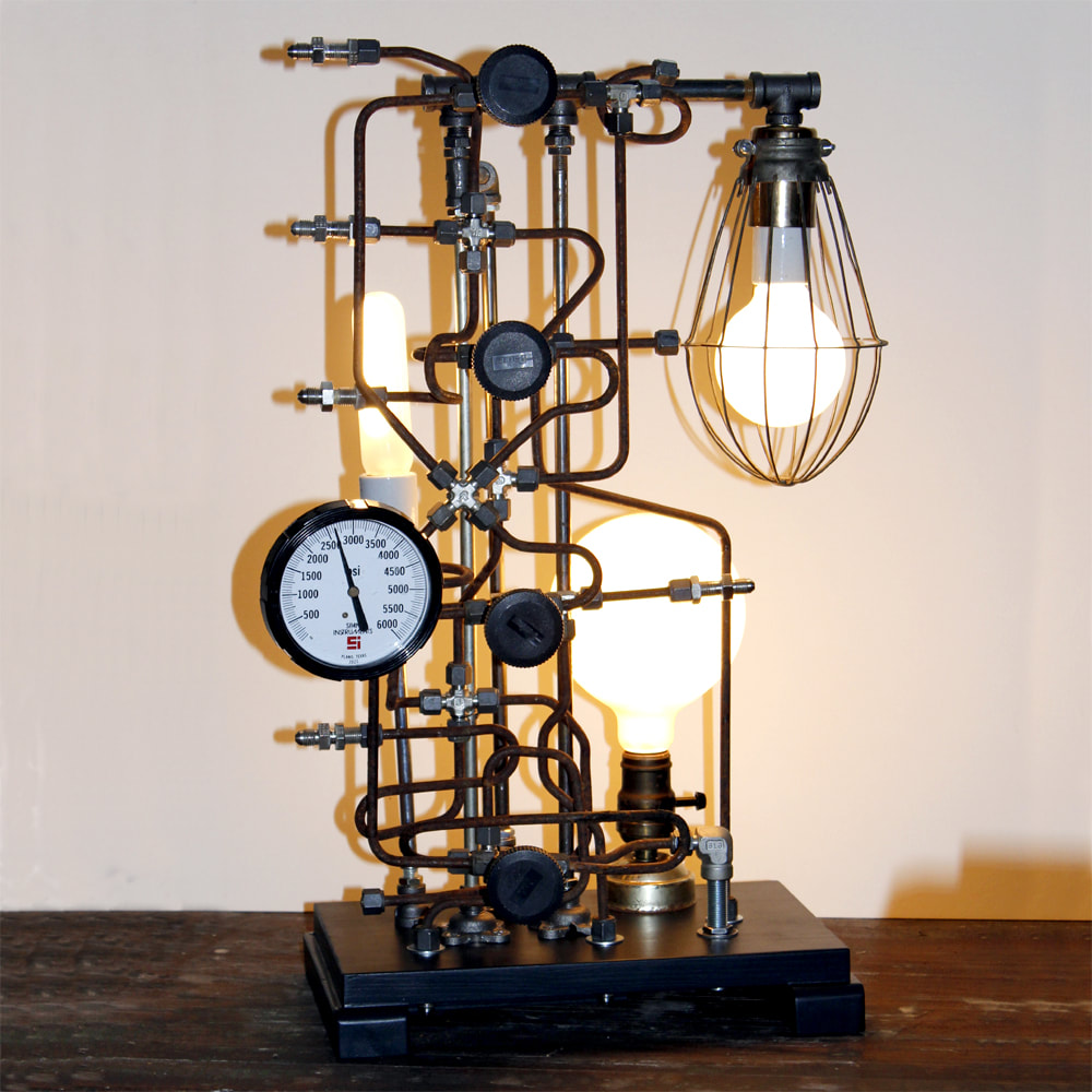 Table Lamp Using Industrial Control Panel