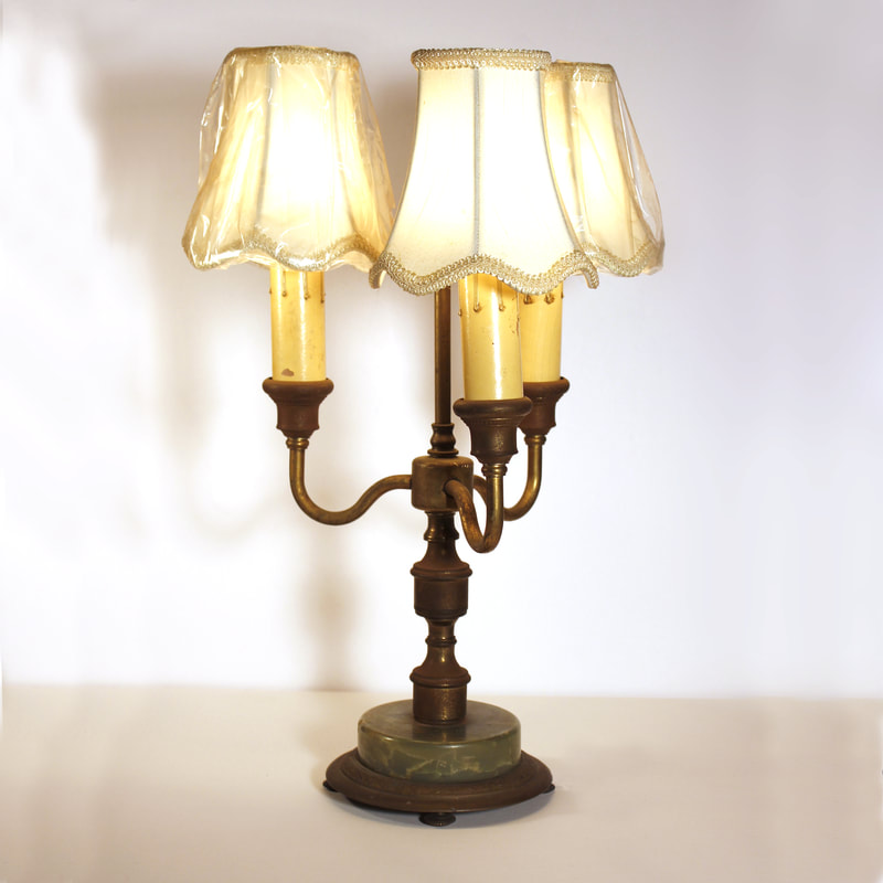Vintage 3-arm Table Lamp